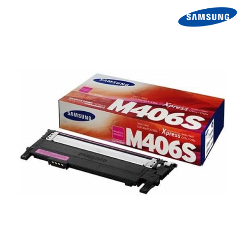 ตลับหมึกแท้ Toner Original Compatible Samsung​​​​​​​ CLT-M406S, 406S